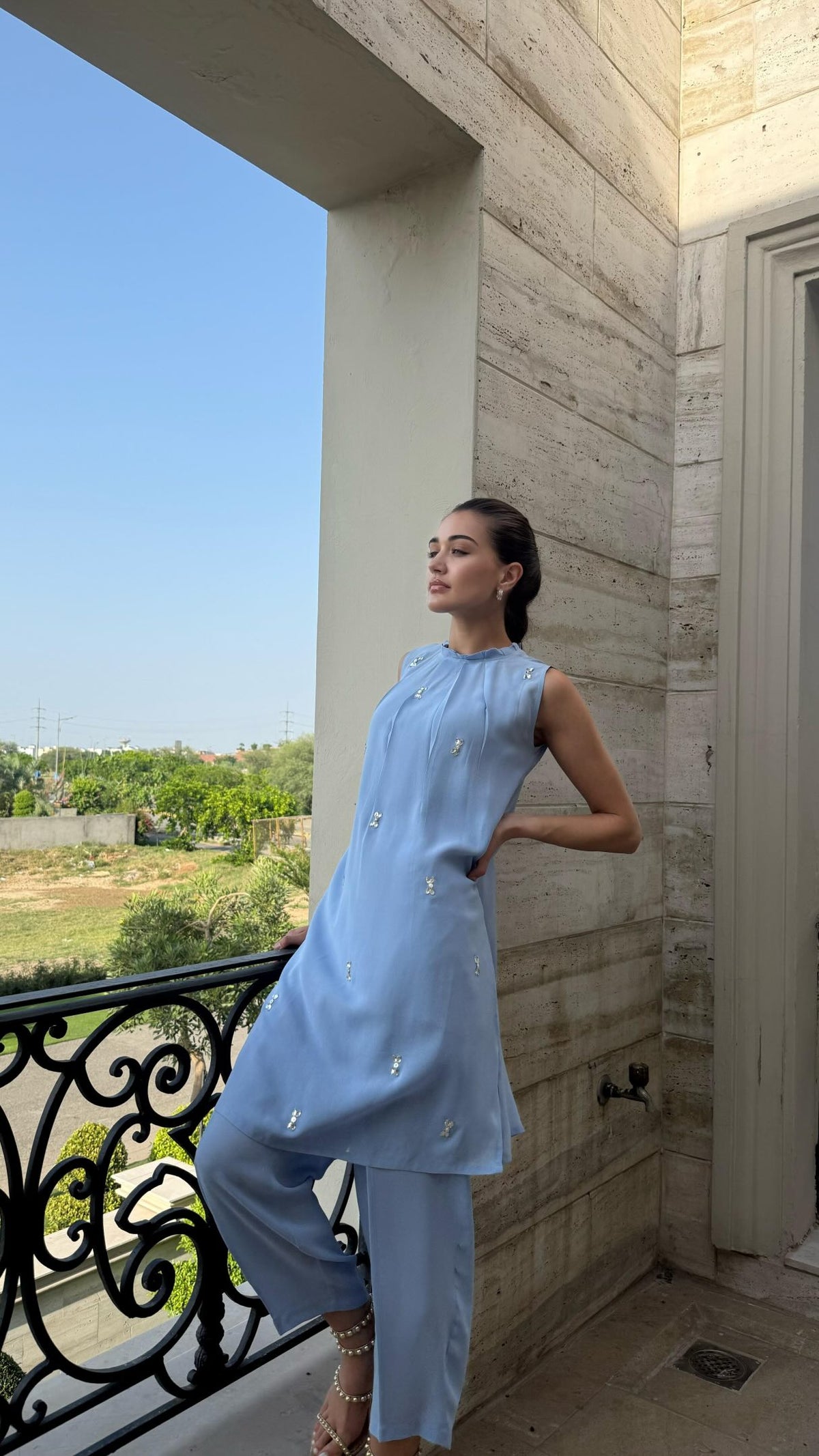 Ruffle Beaded