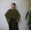 Olive Green Gown Set